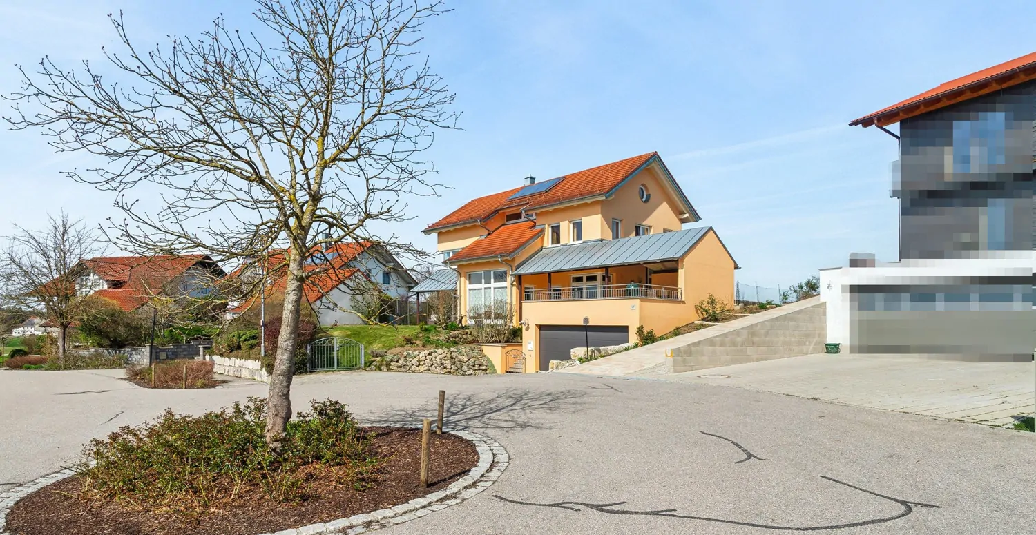 Wendehammer vor dem Haus