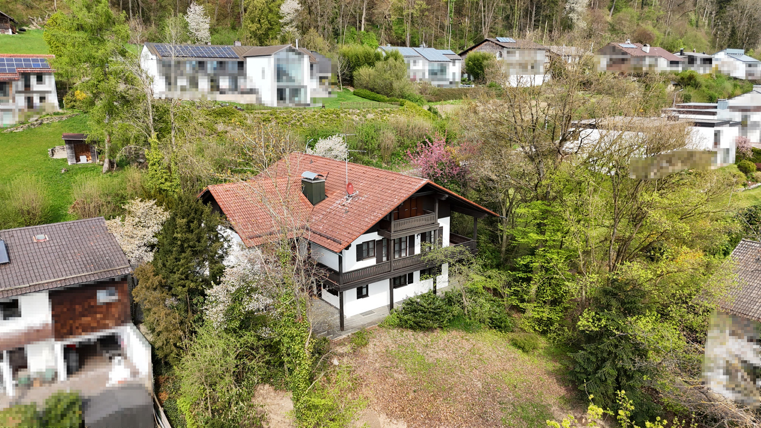 Idyllische Siedlung