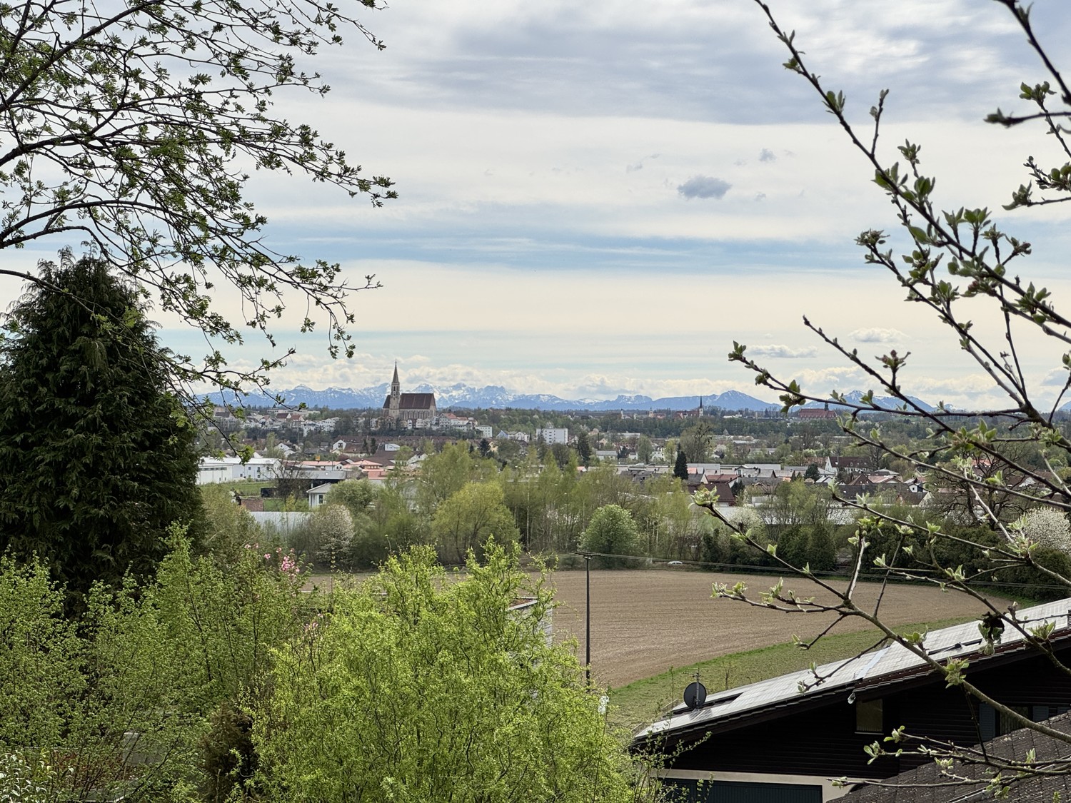 Blick nach Neuötting