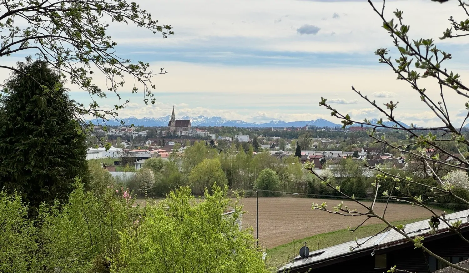 Blick nach Neuötting
