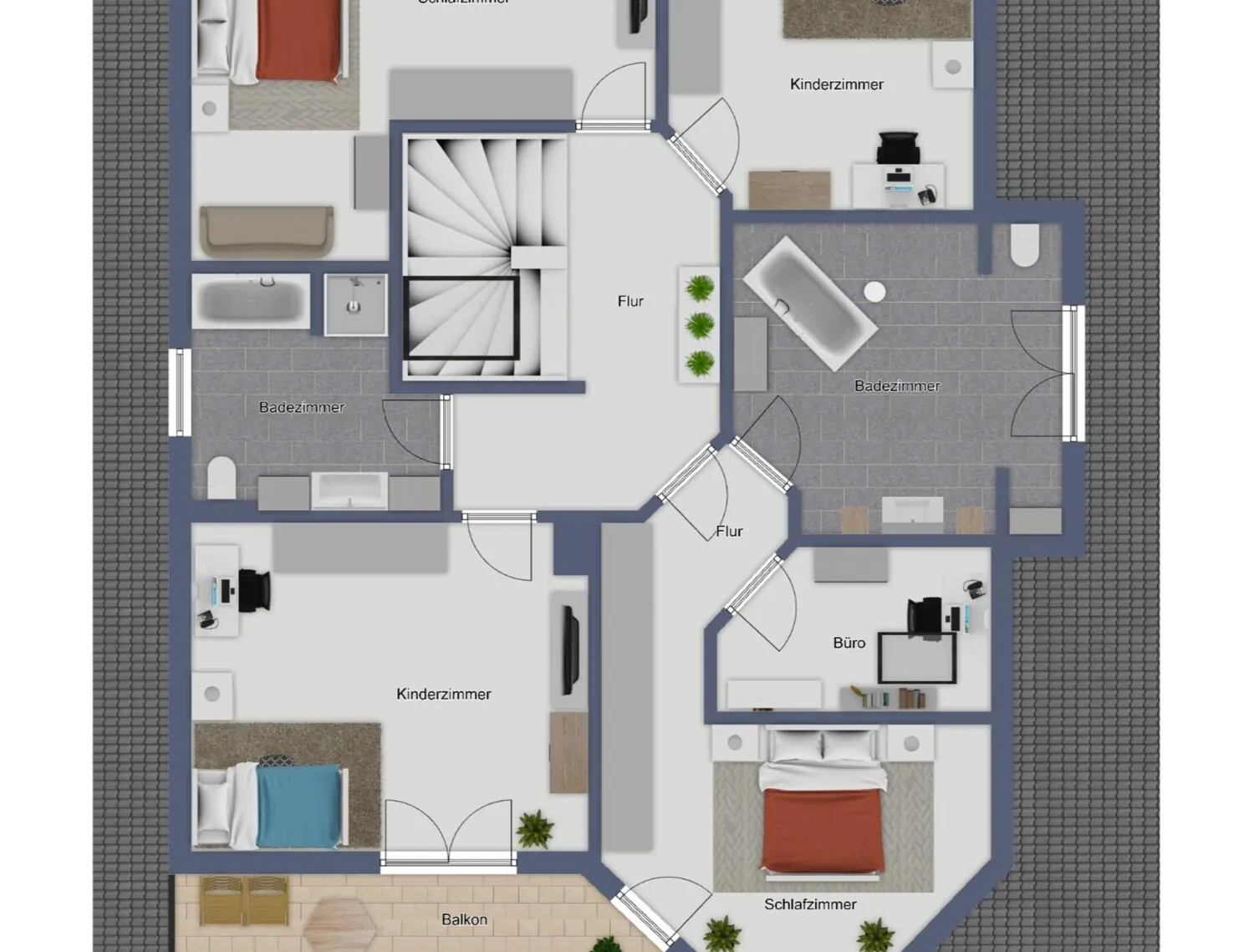 Wohnhaus NEU - Obergeschoss