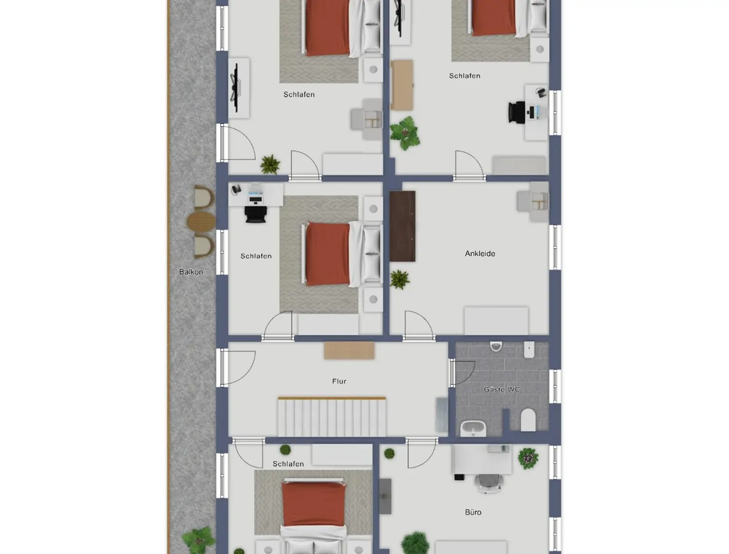 Wohnhaus ALT - Obergeschoss