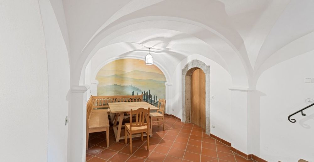 Wandgemälde und Kreuzgewölbe