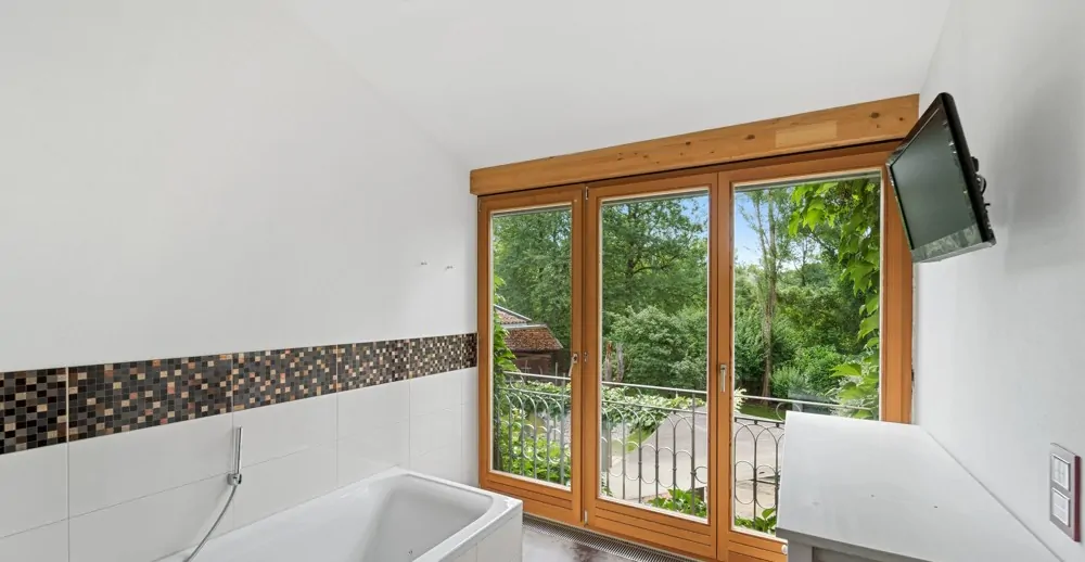 Der Ausblick beim Entspannen