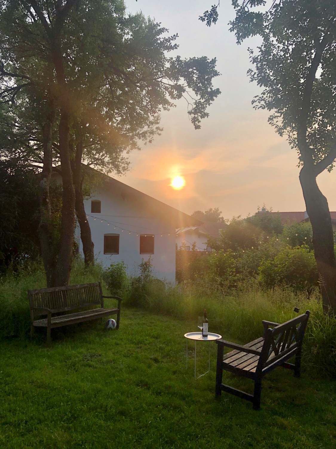 Abendstimmung oberer Garten