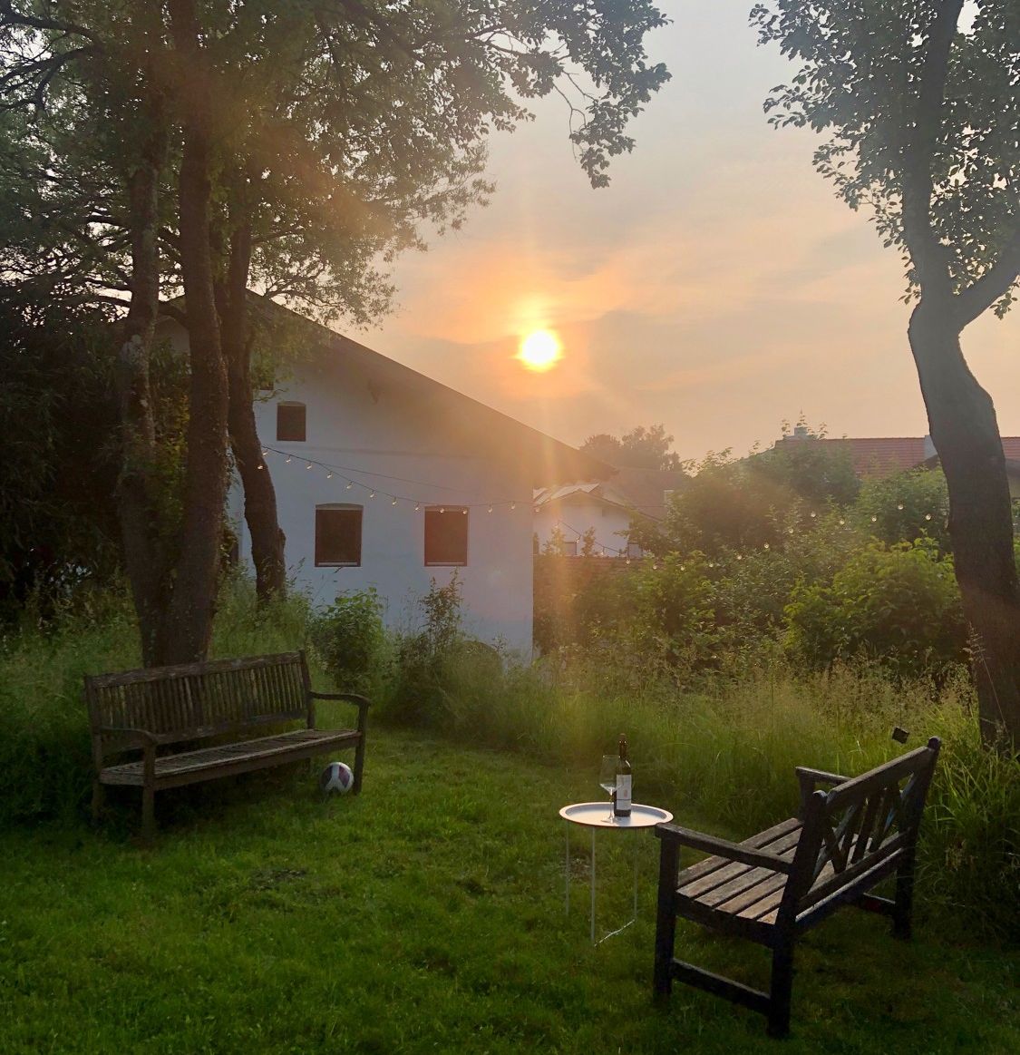 Abendstimmung oberer Garten