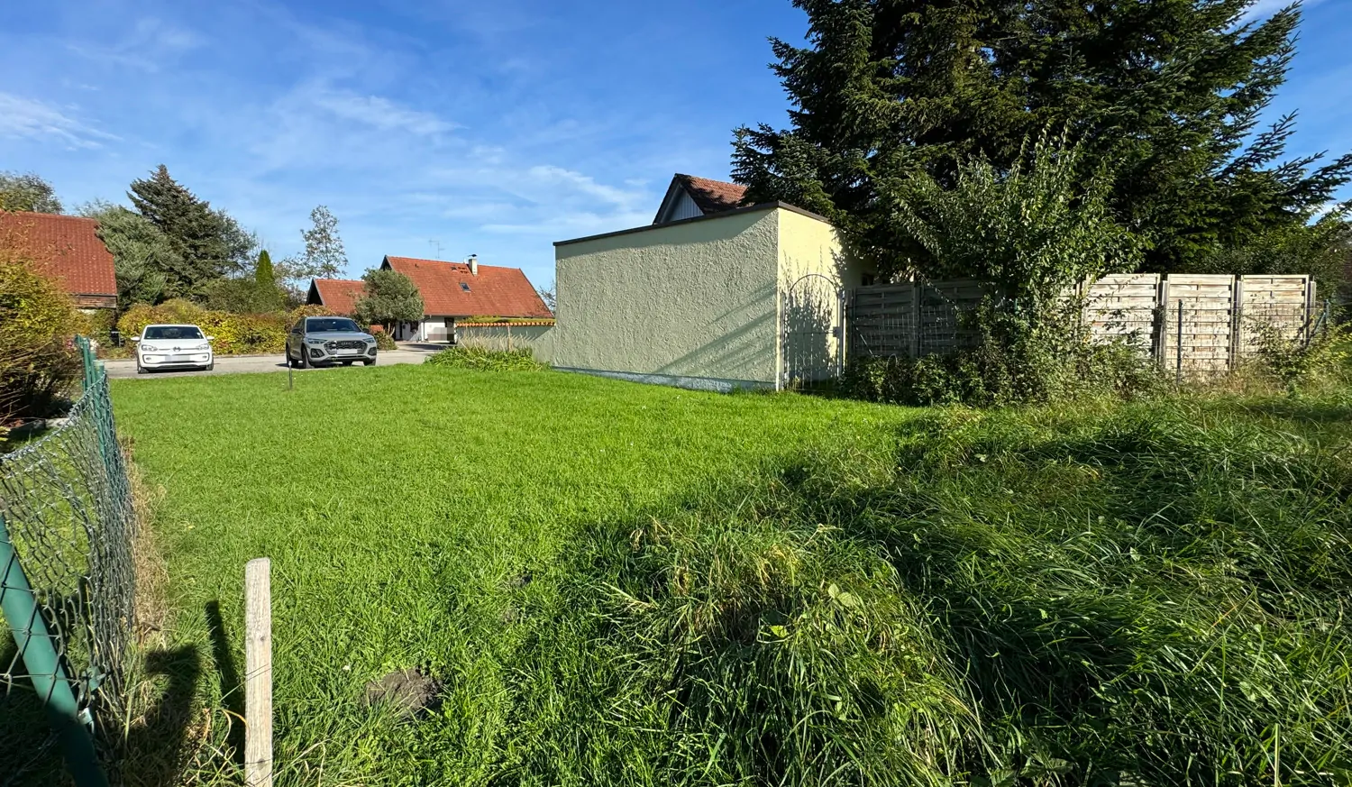 Zufahrt zum Baugrund