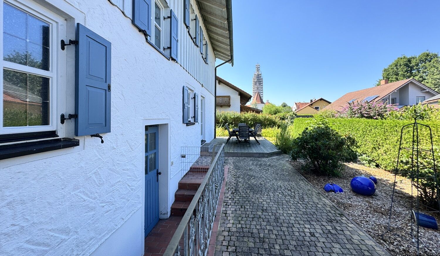 Nordseite des Gartens