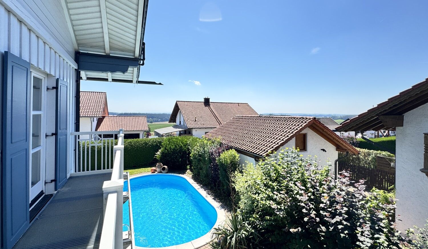 Blick vom Balkon OG