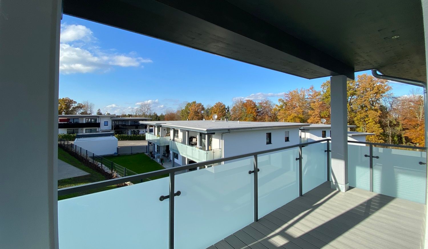 Ausblick vom Balkon