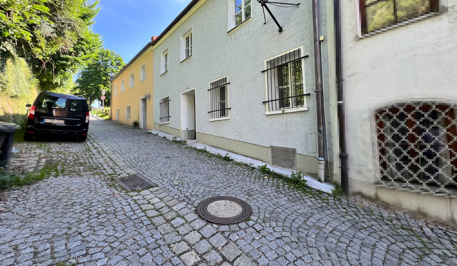 Hauseingang - wunderbar ruhig