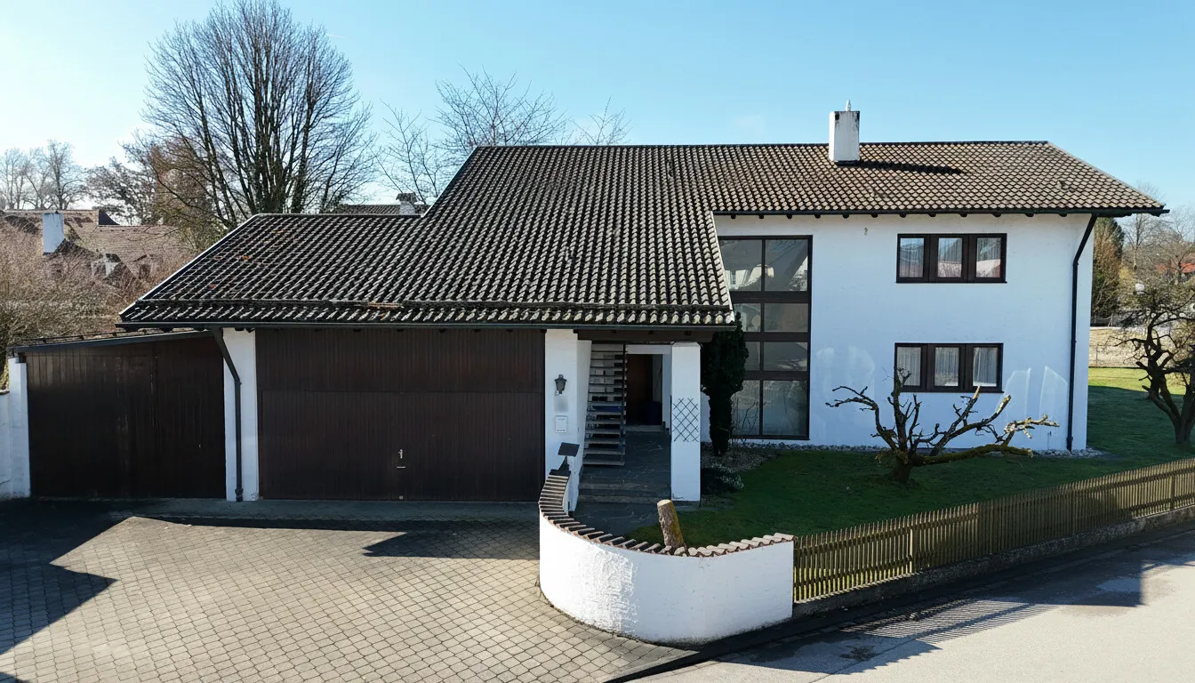 Blick auf das Haus