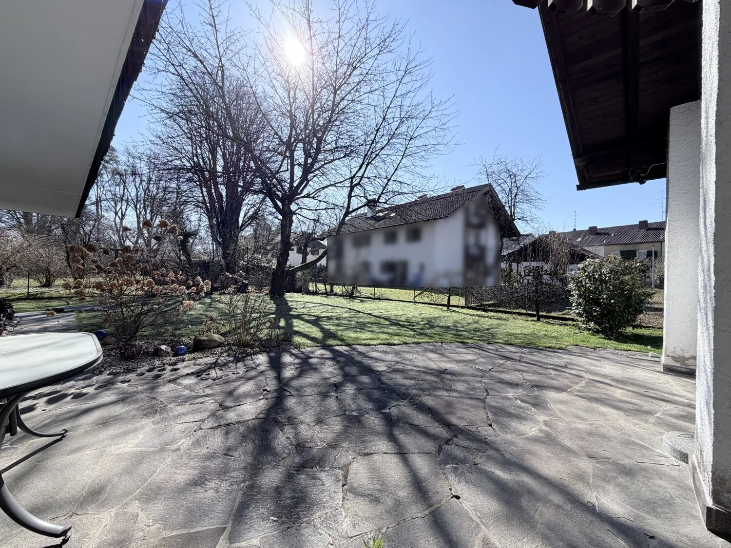 Sonnige Terrasse