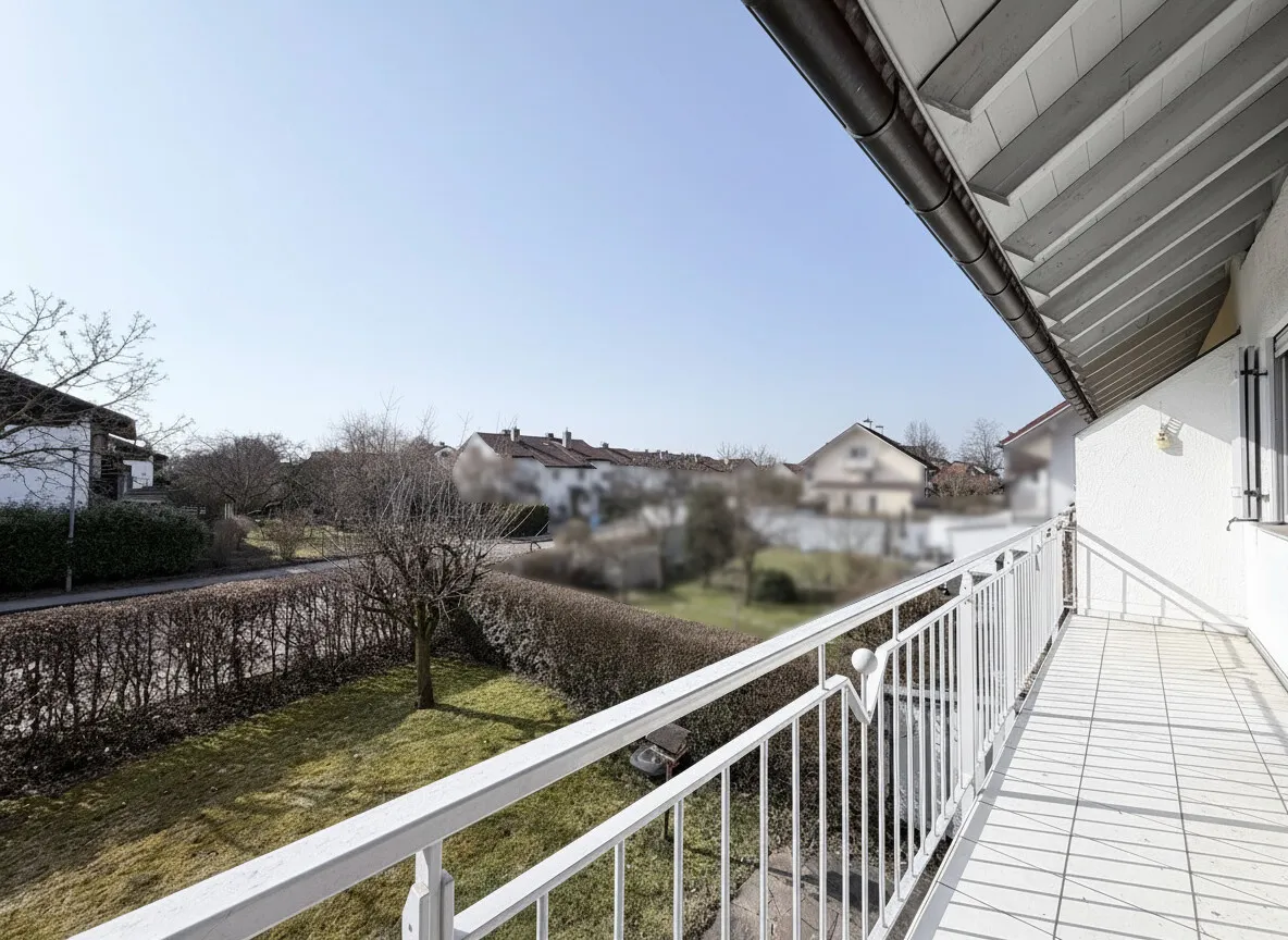 Blick vom Balkon OG