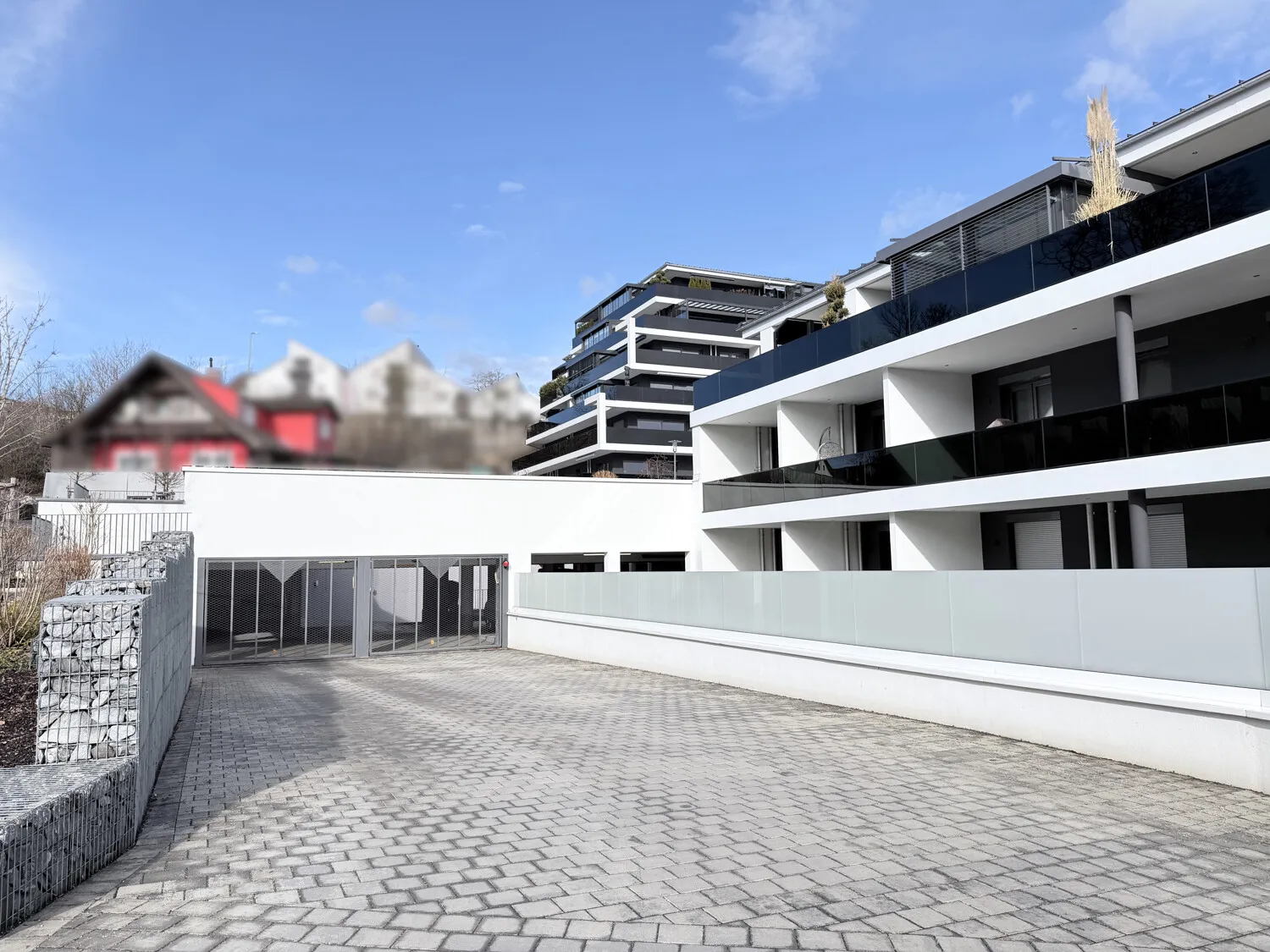 Moderne Bebauung