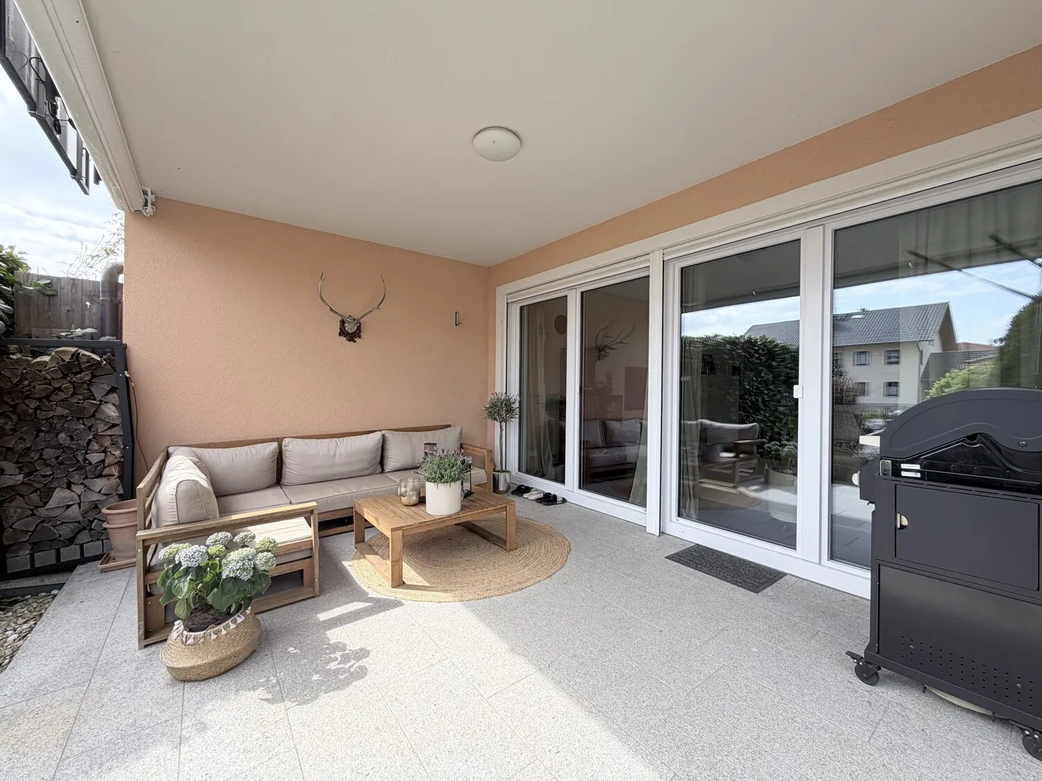 Überdachte Terrasse