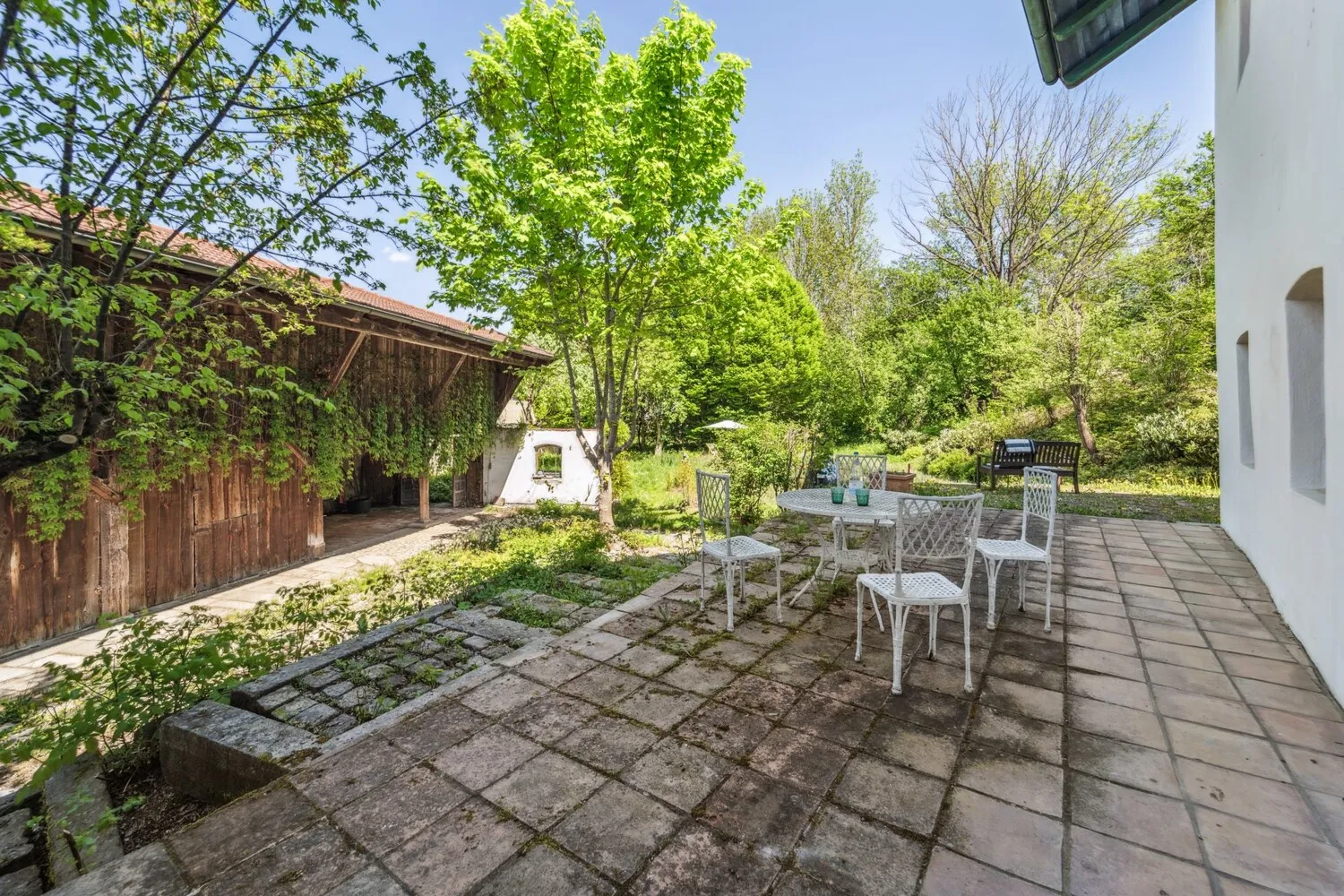 Terrasse & Langhaus