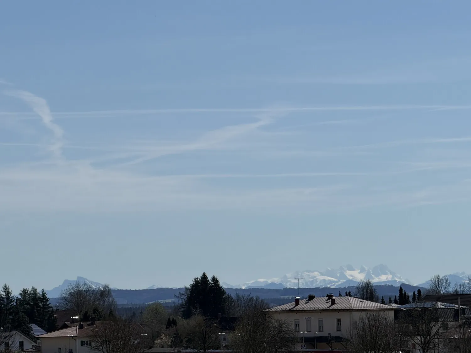 Aussicht bei Föhnwetterlage
