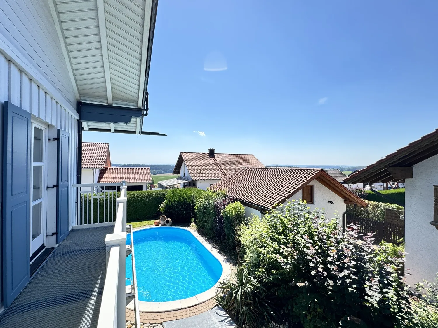 Blick vom Balkon OG