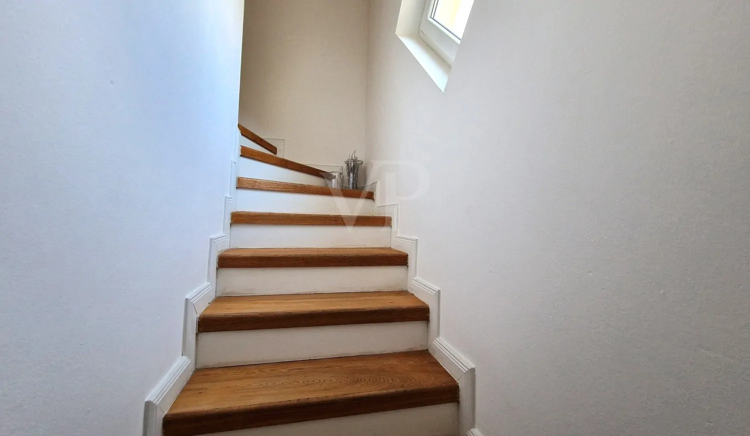 Treppe zum Dachgeschoss