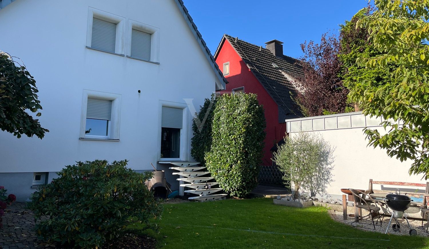 Hintere Hausansicht