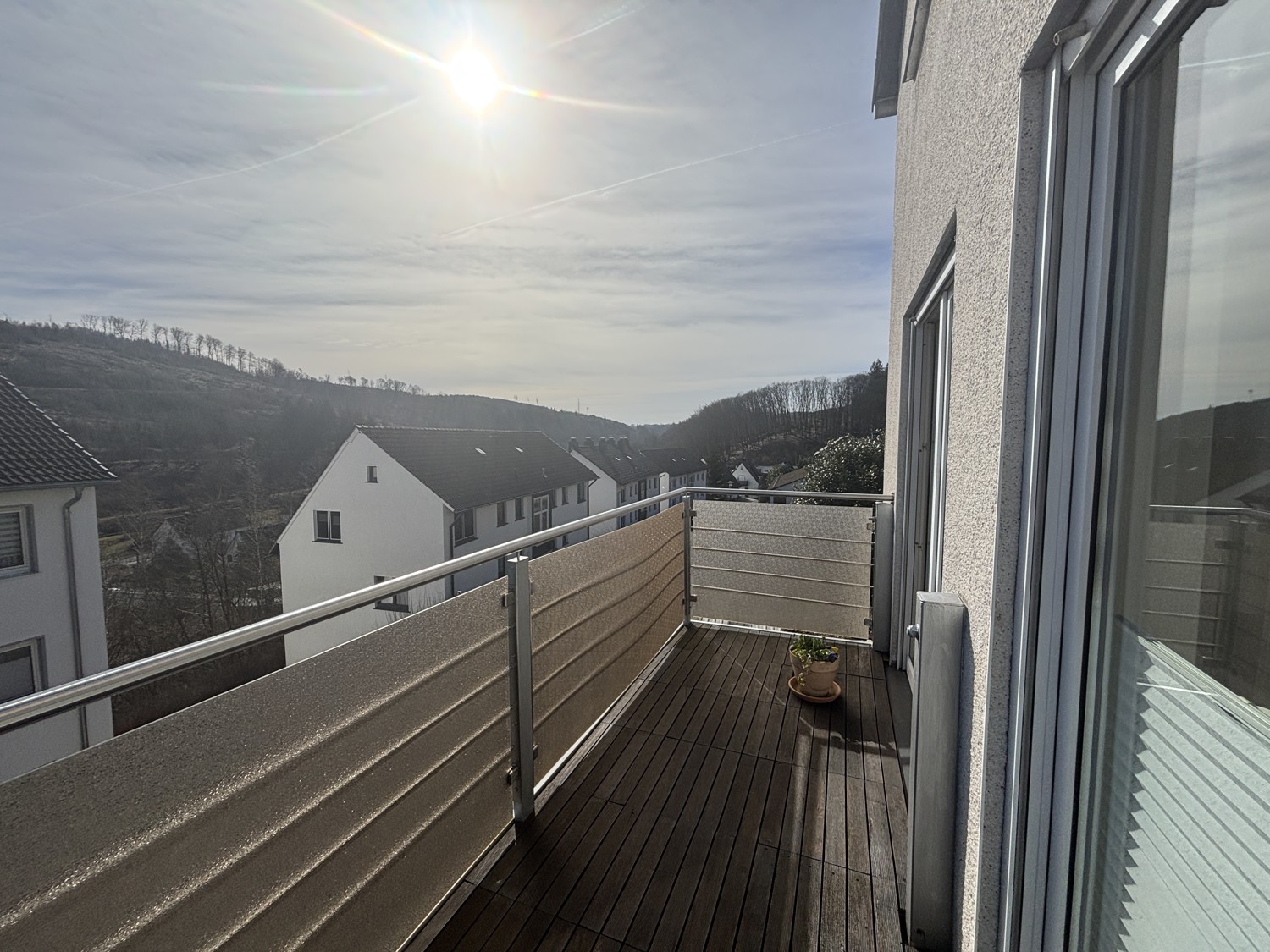 Ausblick Balkon