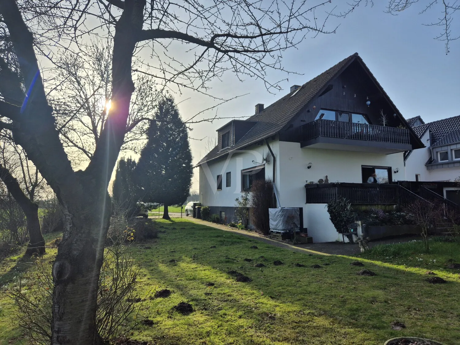 Hintere Hausansicht