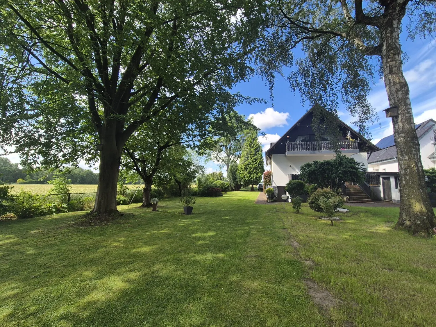 Hintere Hausansicht