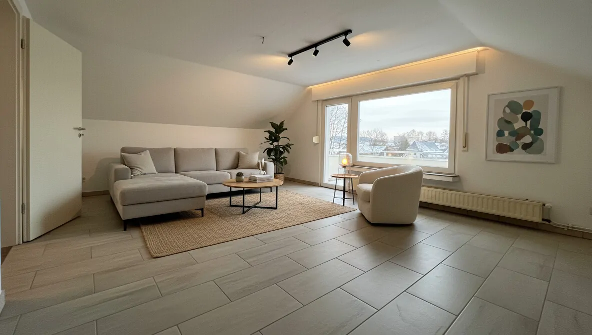 Wohnzimmer KI Einrichtung