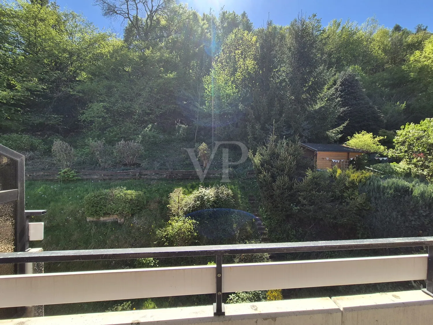 Ausblick Balkon