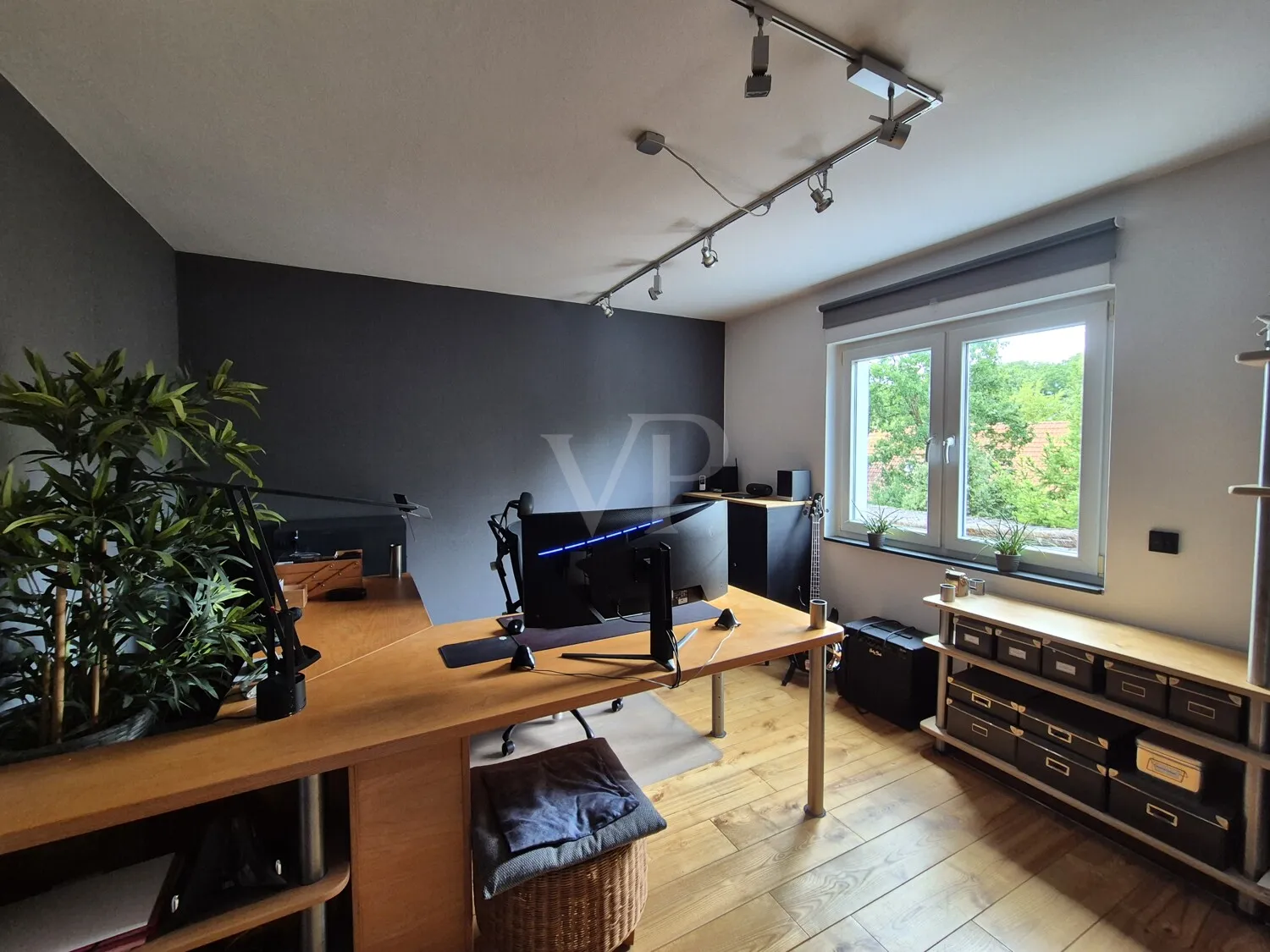 Arbeitszimmer, Kinderzimmer im Erdgeschoss