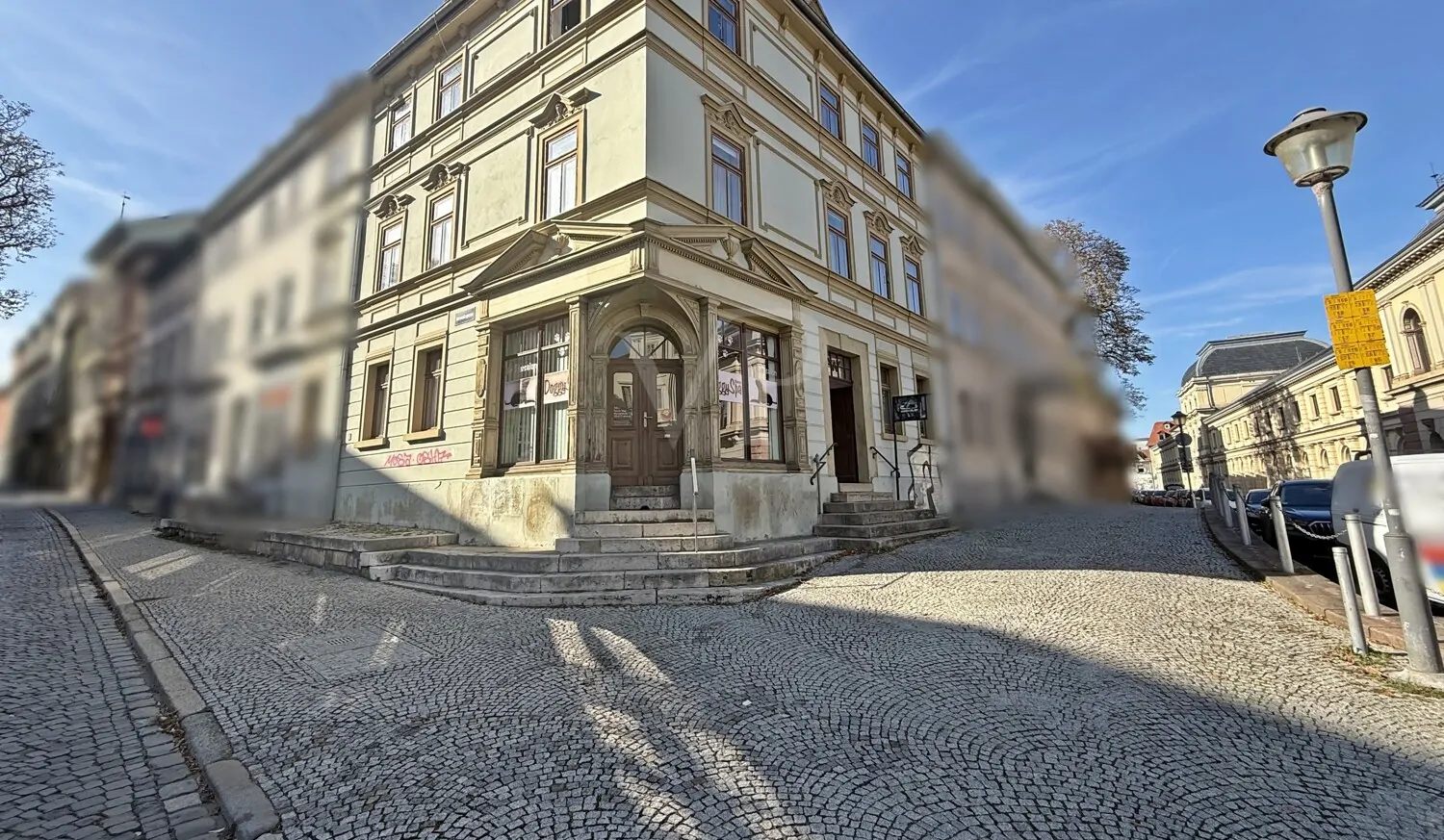 Ansicht von der Straße