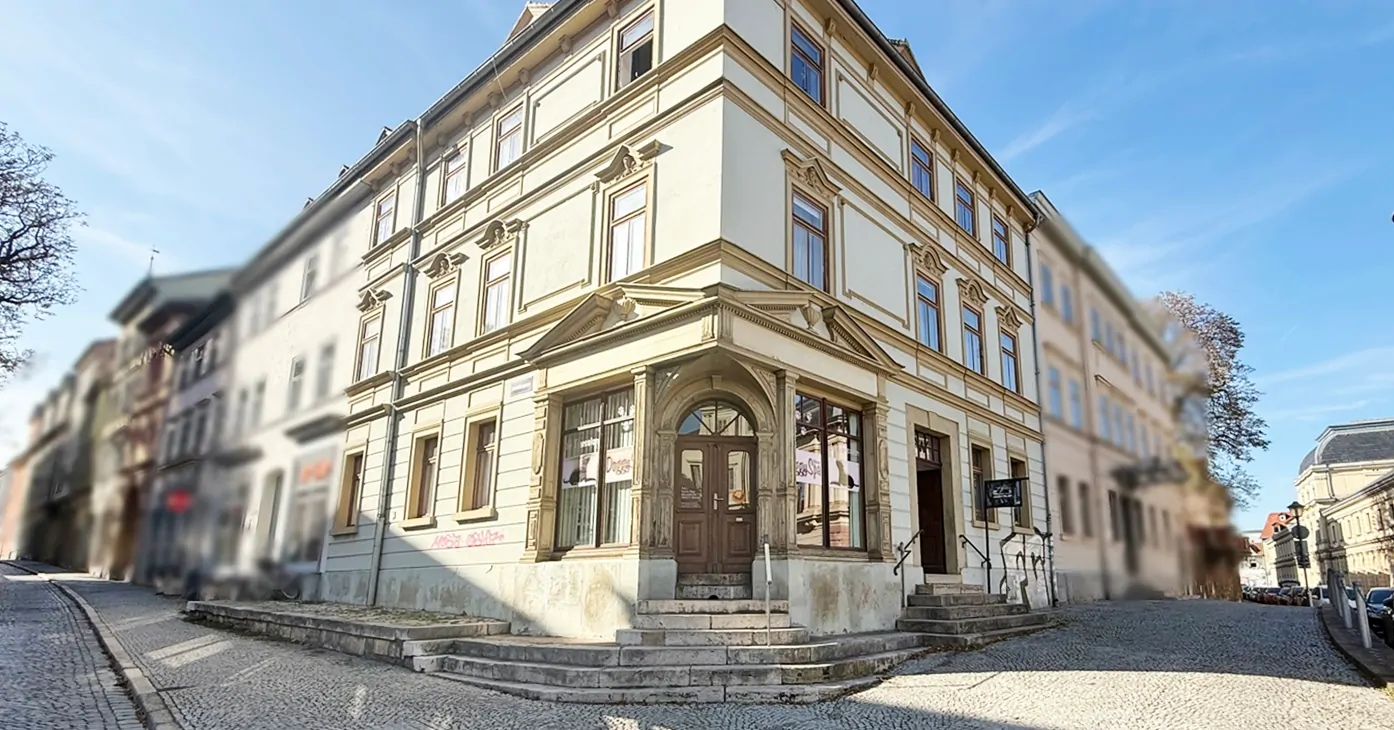 Ansicht von der Straße