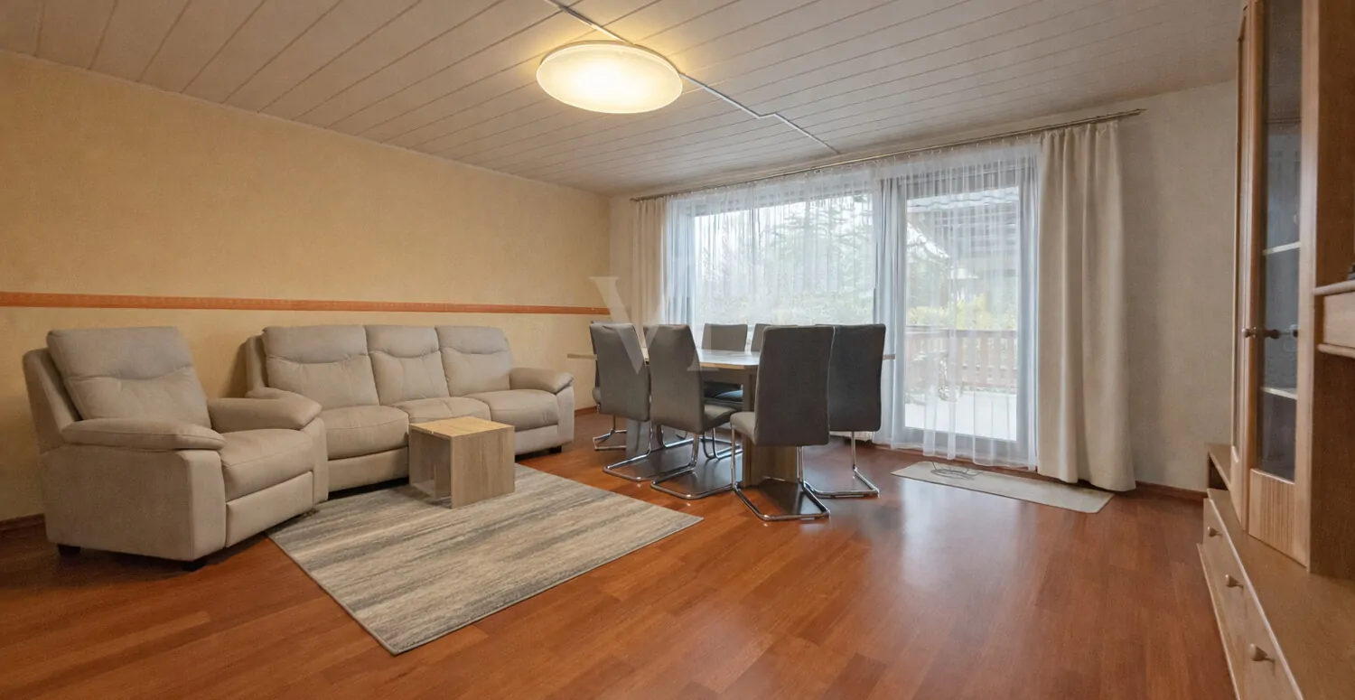 Wohnzimmer mit Essbereich