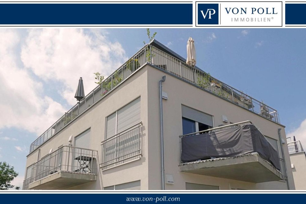 Zentrale Lage: Moderne 2-Zimmer-Penthouse-Wohnung