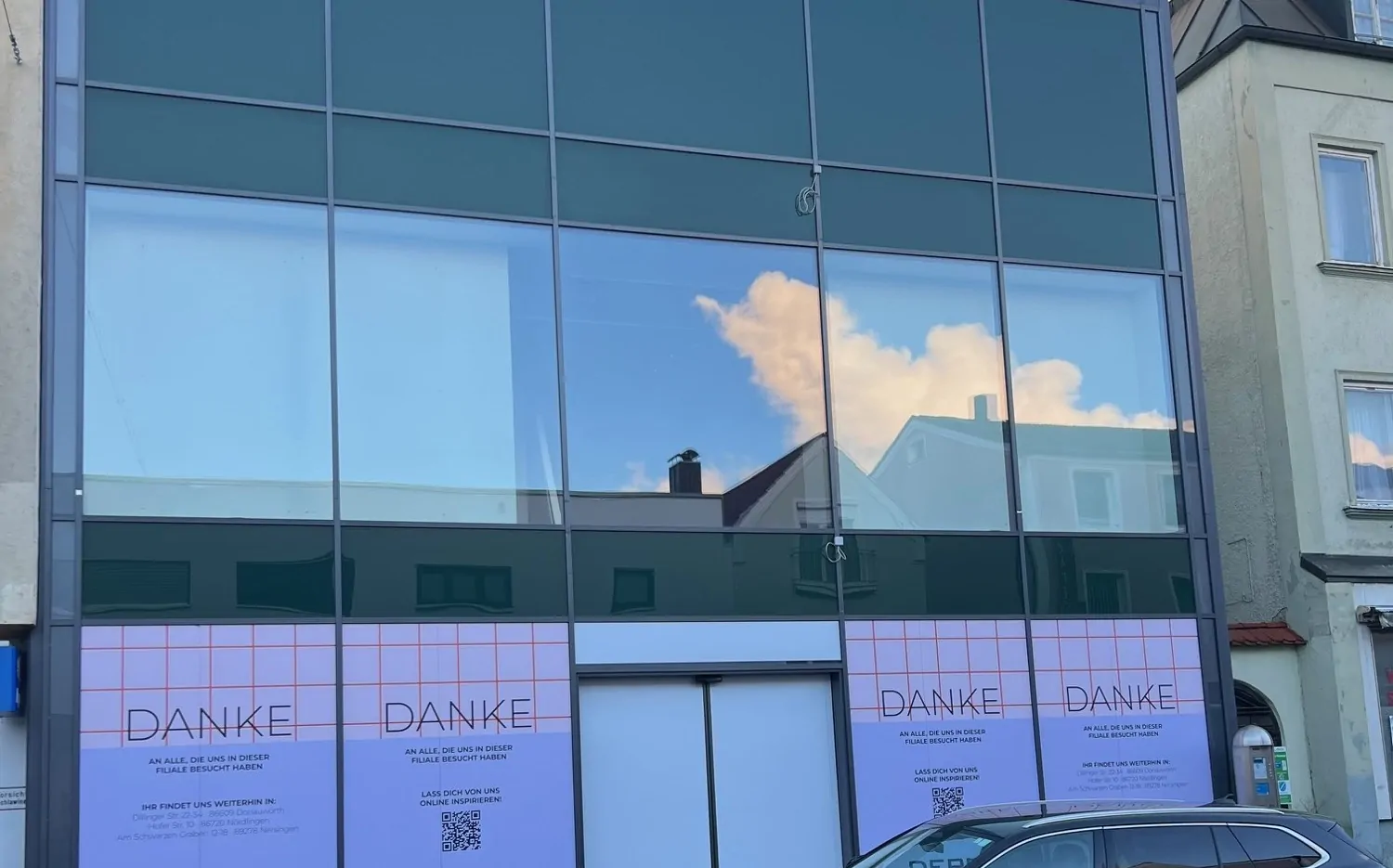 Attraktive Gewerbefläche in direkter Dillinger Innenstadtlage zur Miete