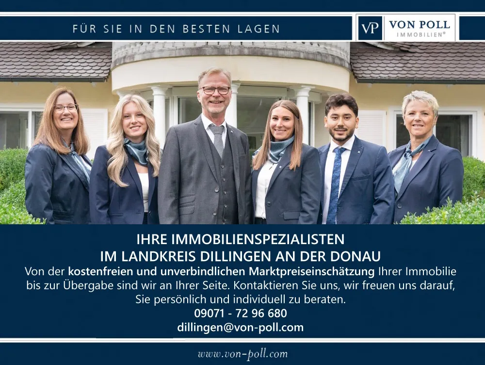 Reihenmittelhaus in Bestlage von Dillingen mit unverbaubarem Blick