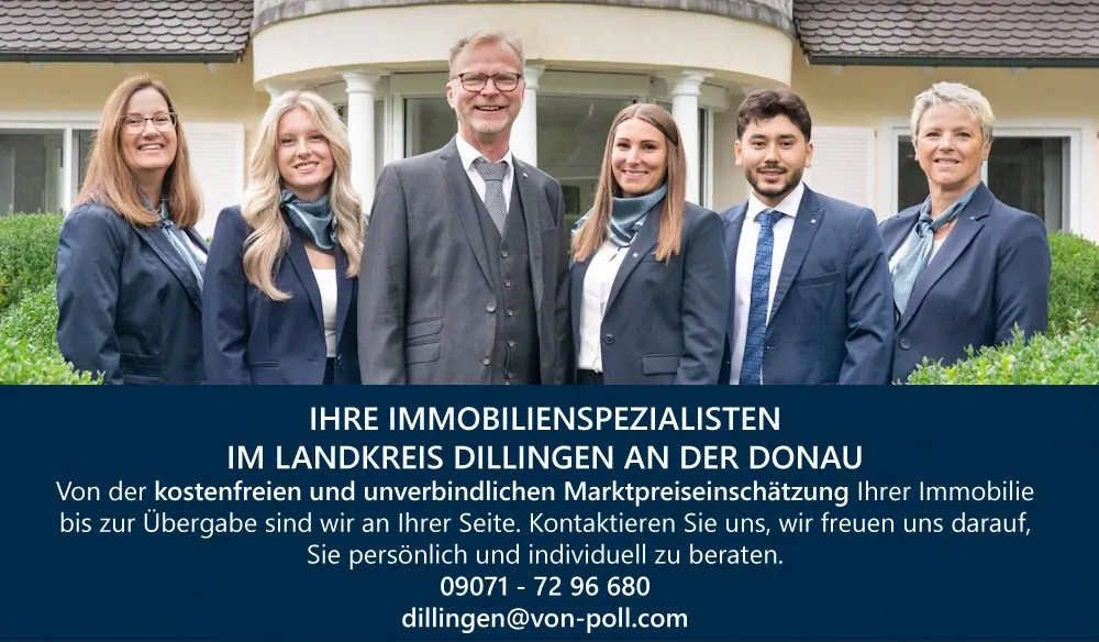 Reihenmittelhaus in Bestlage von Dillingen mit unverbaubarem Blick