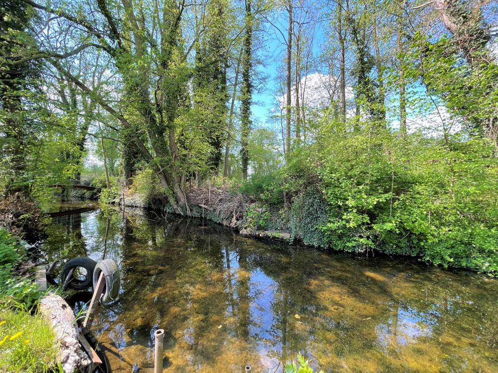 Kanal vom Grundstück zur Oberhavel