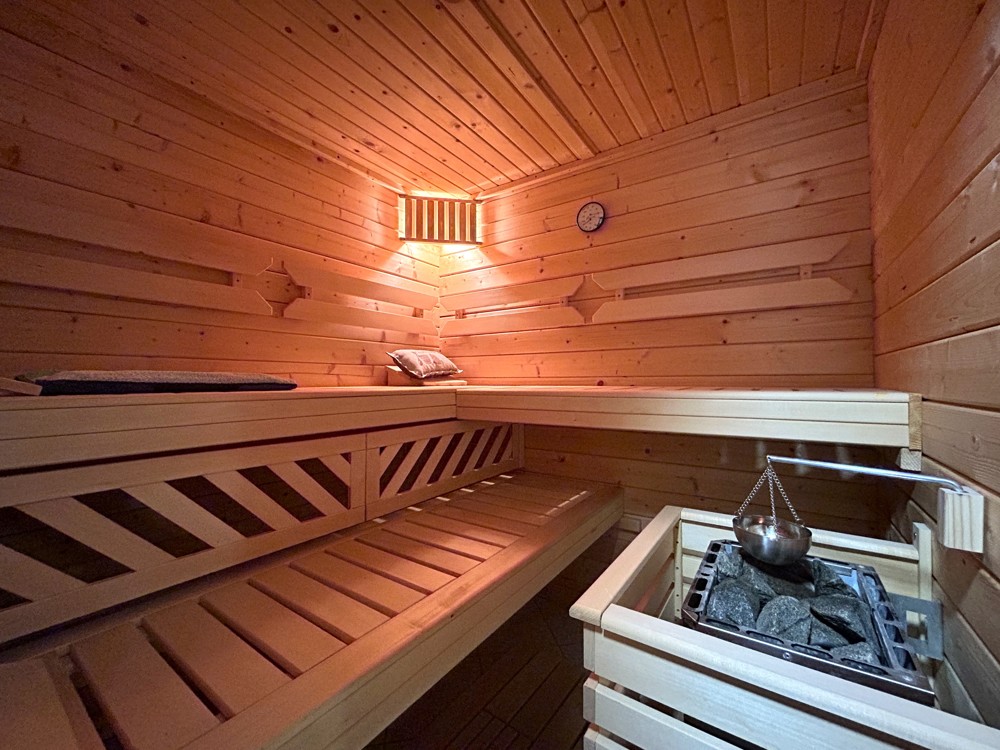 Sauna im Hobbyraum