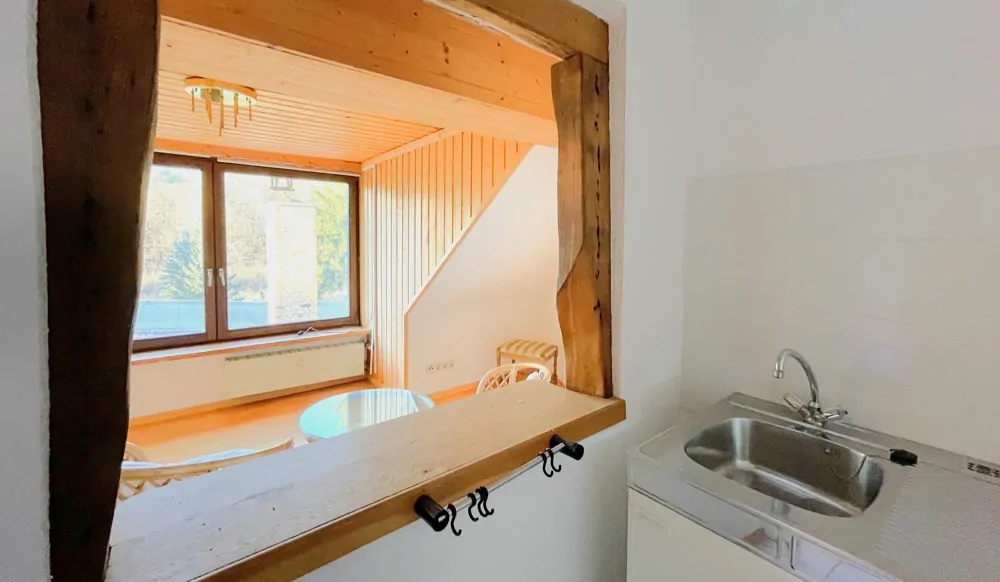 offene Pantryküche im Dachgeschoss