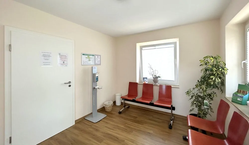 Wartebereich in der Veranda