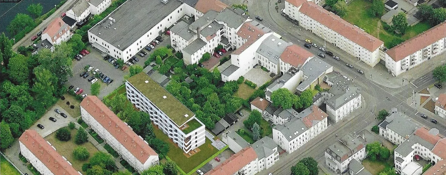 Attraktives Baugrundstück inkl. Baugenehmigung für 53 Neubauwohnungen