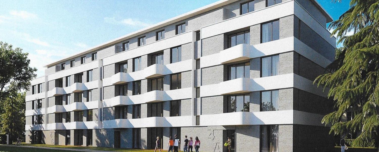 Attraktives Baugrundstück inkl. Baugenehmigung für 53 Neubauwohnungen