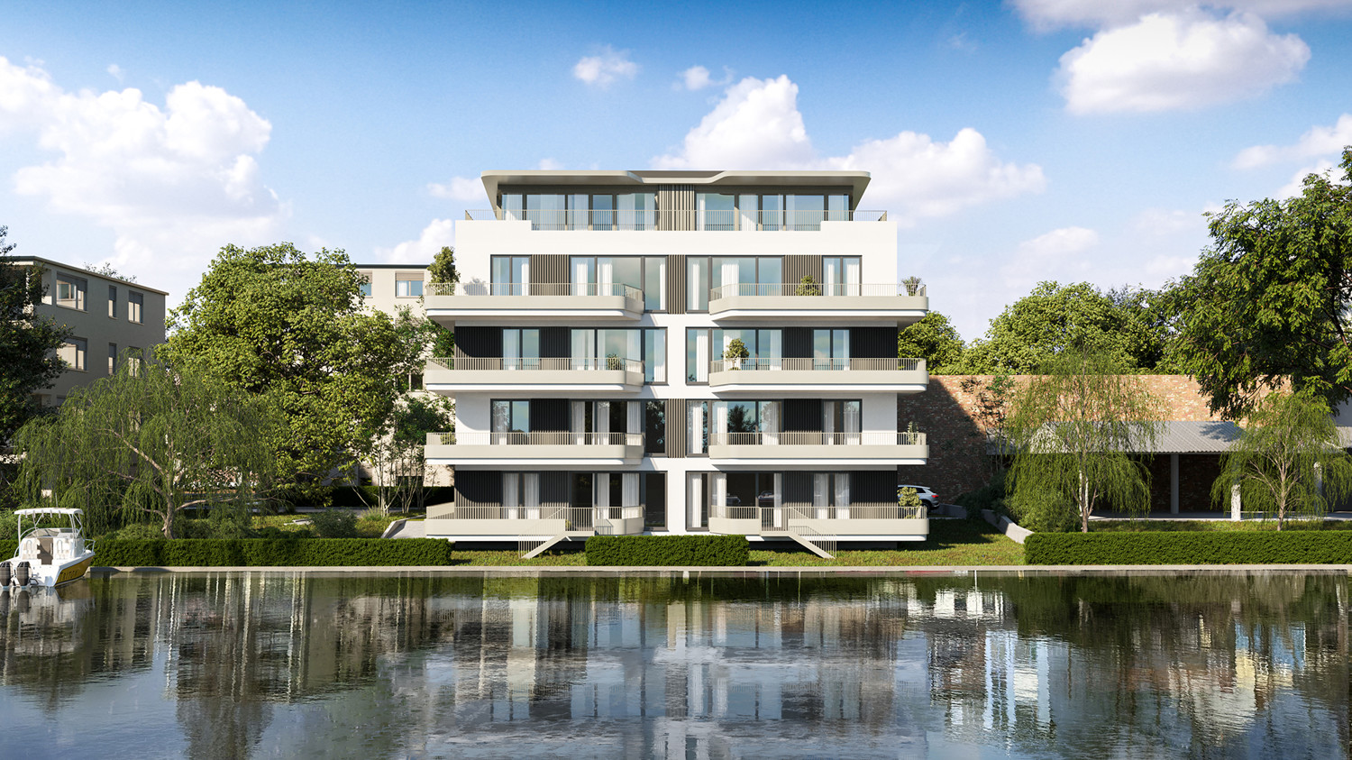 OO NeuUfer 
10 moderne Eigentumswohnungen mit Wasserblick und Balkon