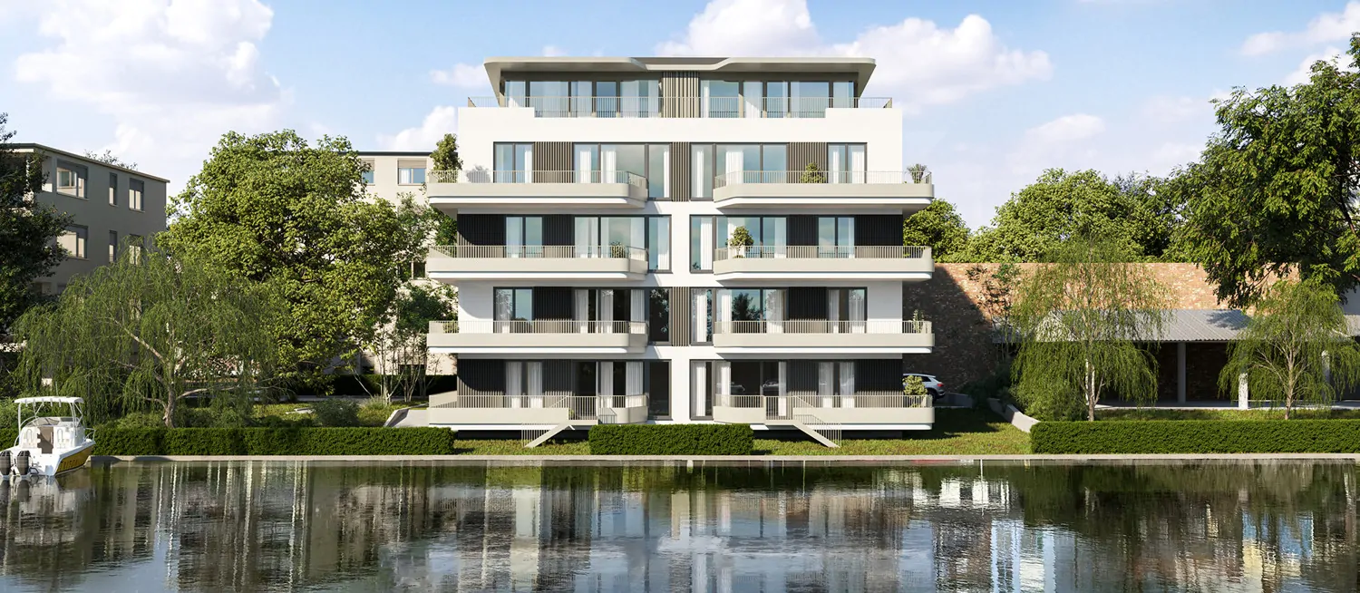 OO NeuUfer 
Modernes Mehrfamilienhaus mit Wasserblick und Südbalkonen