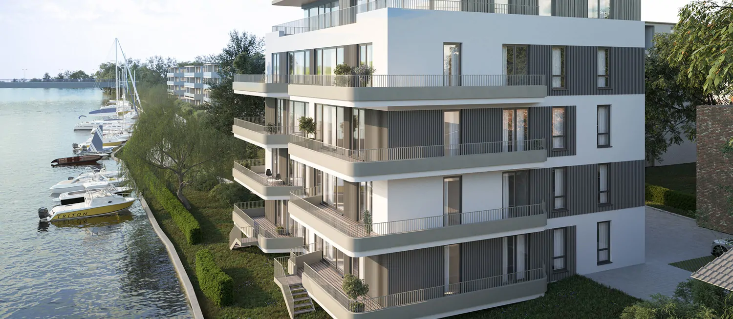 OO NeuUfer 
Modernes Mehrfamilienhaus mit Wasserblick und Südbalkonen