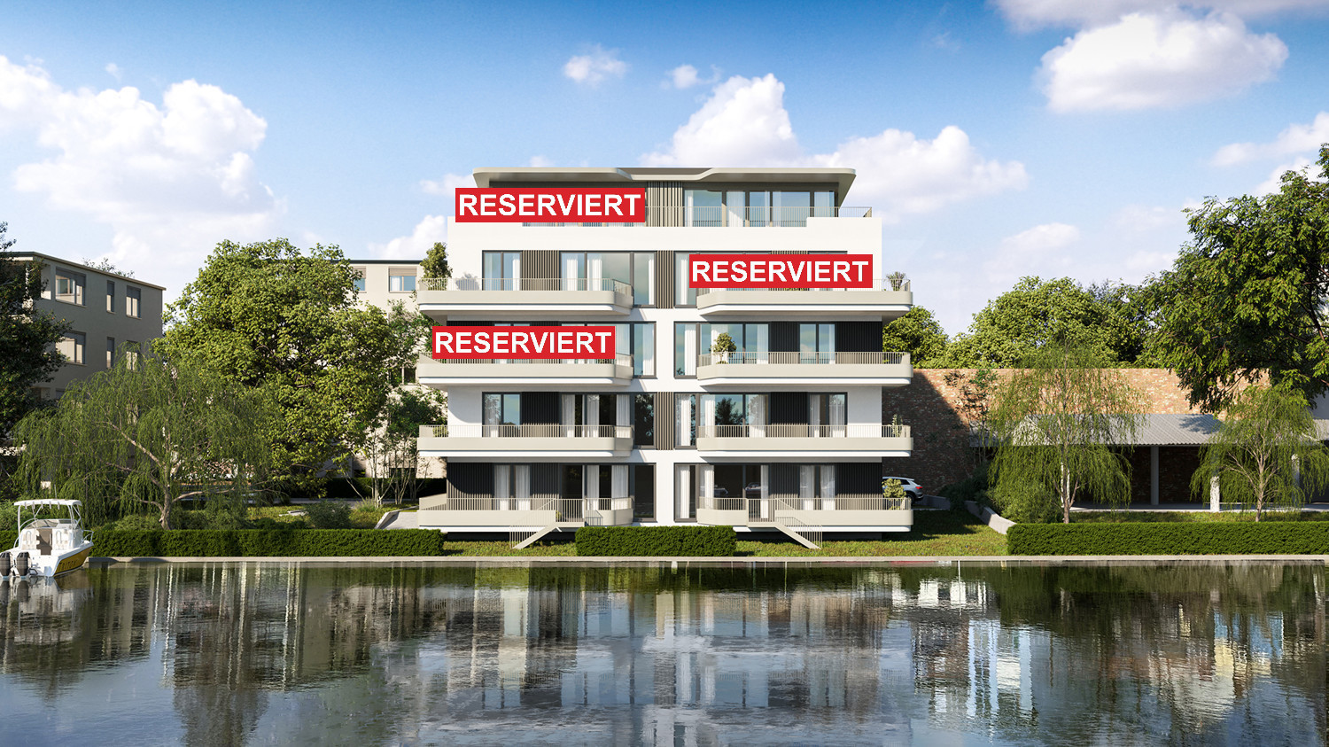 OO NeuUfer 
10 moderne Eigentumswohnungen mit Wasserblick und Balkon