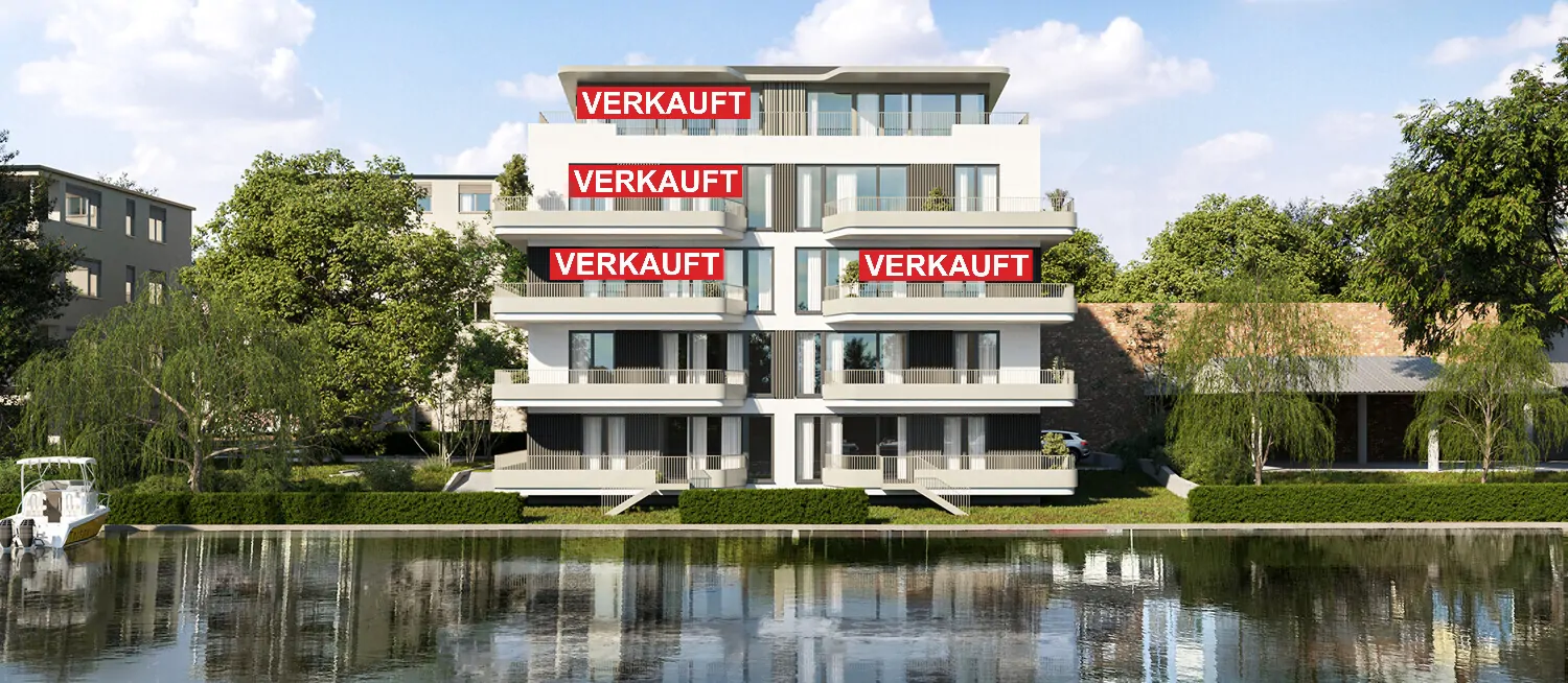 OO NeuUfer 10 moderni appartamenti con vista sull'acqua e balcone