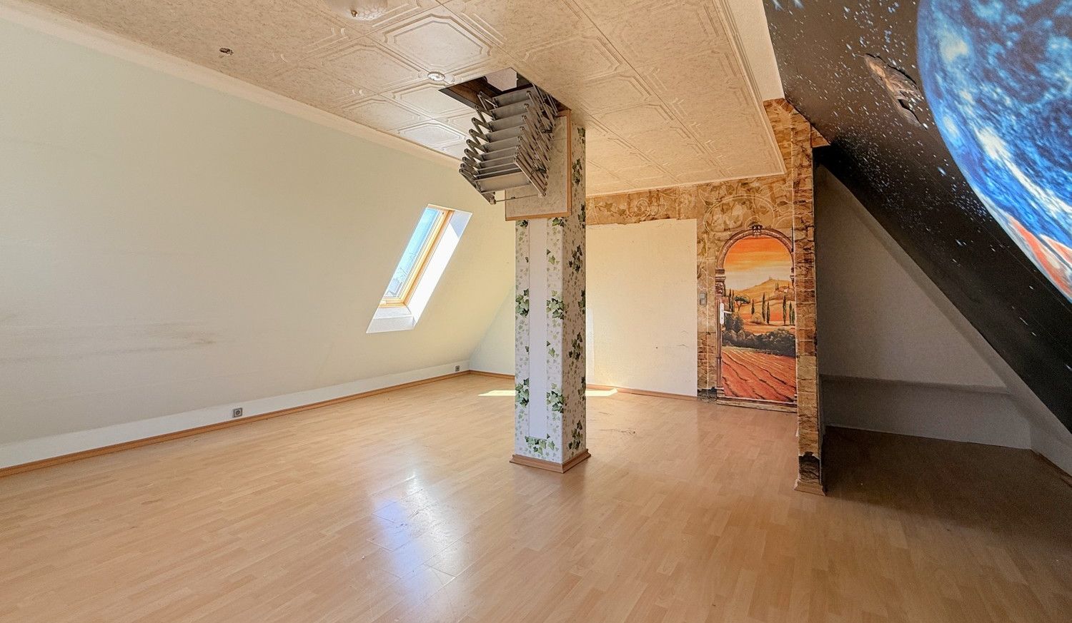 offenes Schlafzimmer